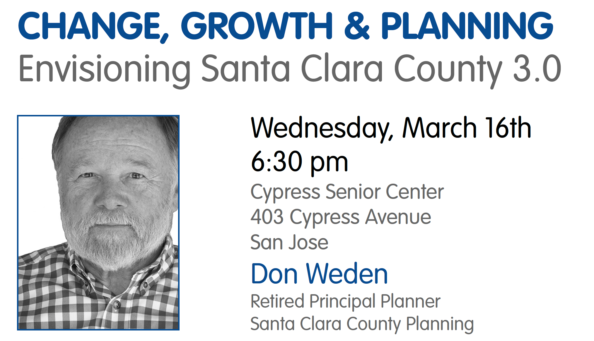 WNAC meeting, 6:30pm - Don Weden